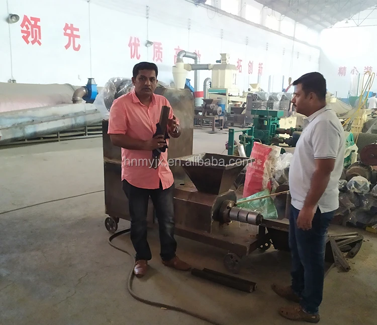 Compress Wood Log Palm Frond Briquette Machine Round Sticks Machine