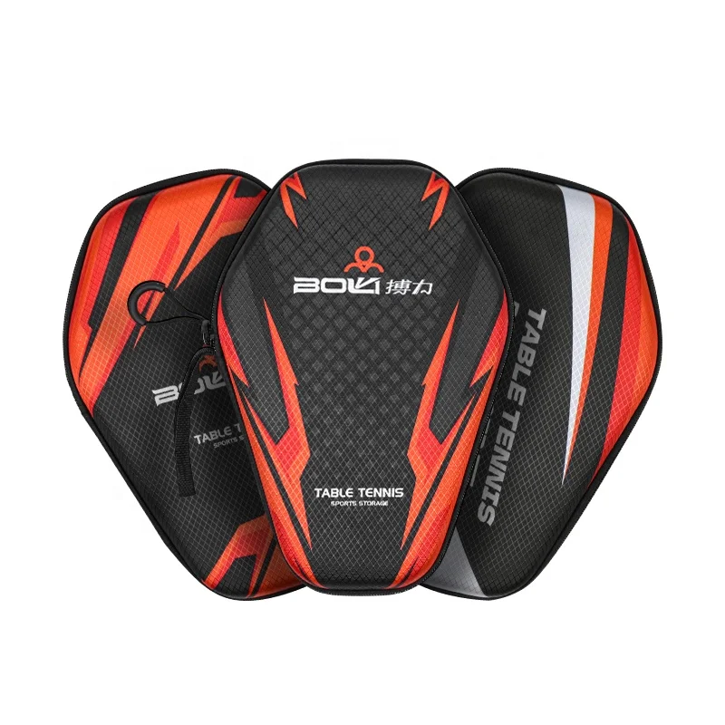 Boli New Design Waterproof Table Tennis Racket Hard Bag Covers For 2 Racket