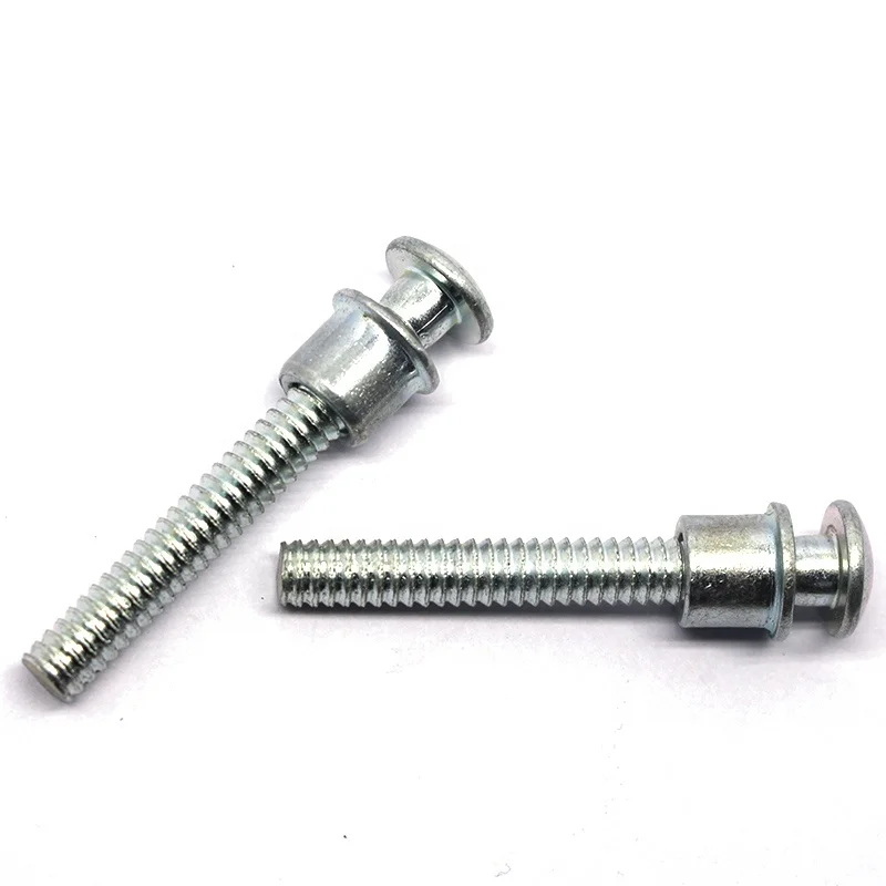 Wholesale all steel ring-grooved  lockbolt pop blind  rivet with threaded lockbolt