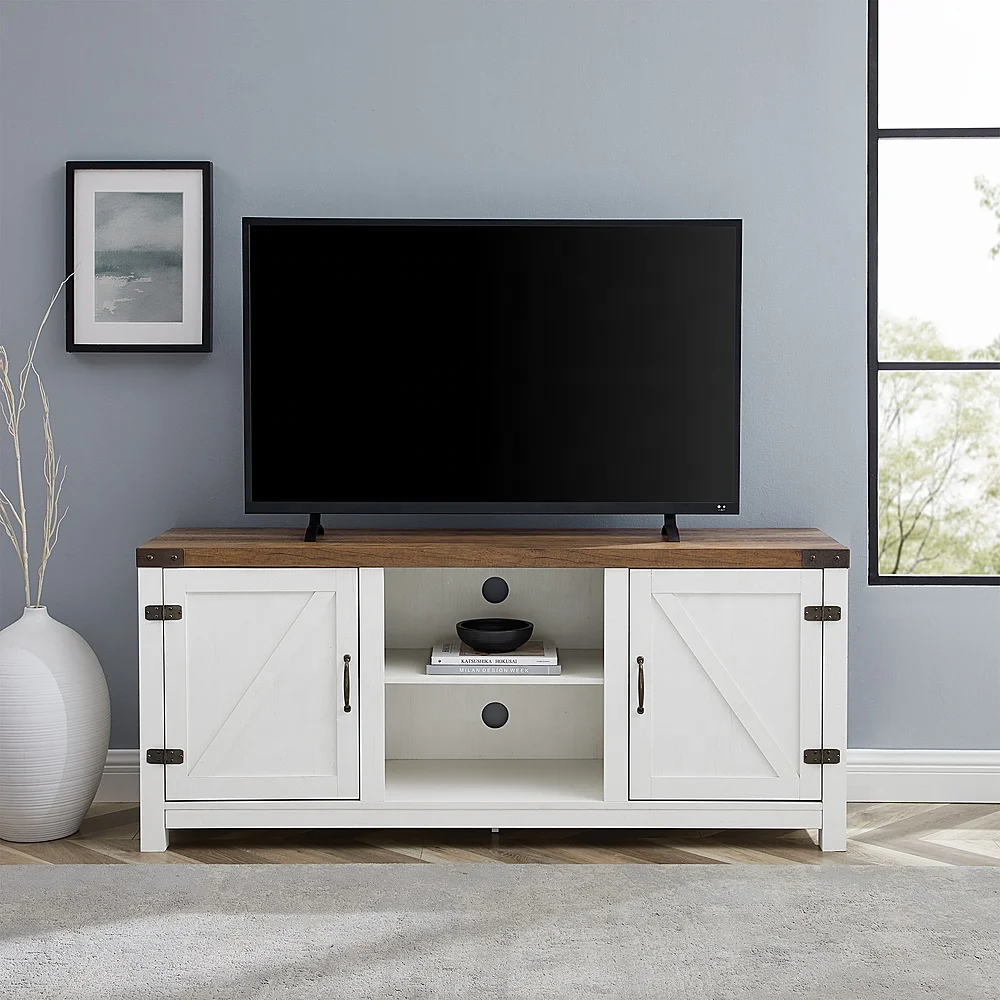 Melamine Faced Copper pieces Mid-century modern wood home furniture entertainment tv units cabinet