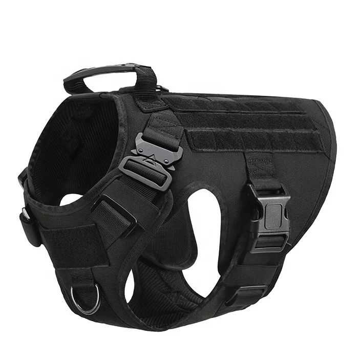 Custom tactical outdoor dog vest police service dog training vest military tactical dog camisole vest