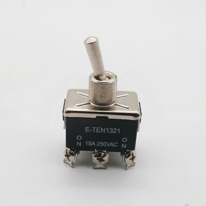 Ten-1122  3 Pin ON-Off-ON 20A 125V SPDT Heavy Duty Toggle Rocker Switch with Waterproof Cover