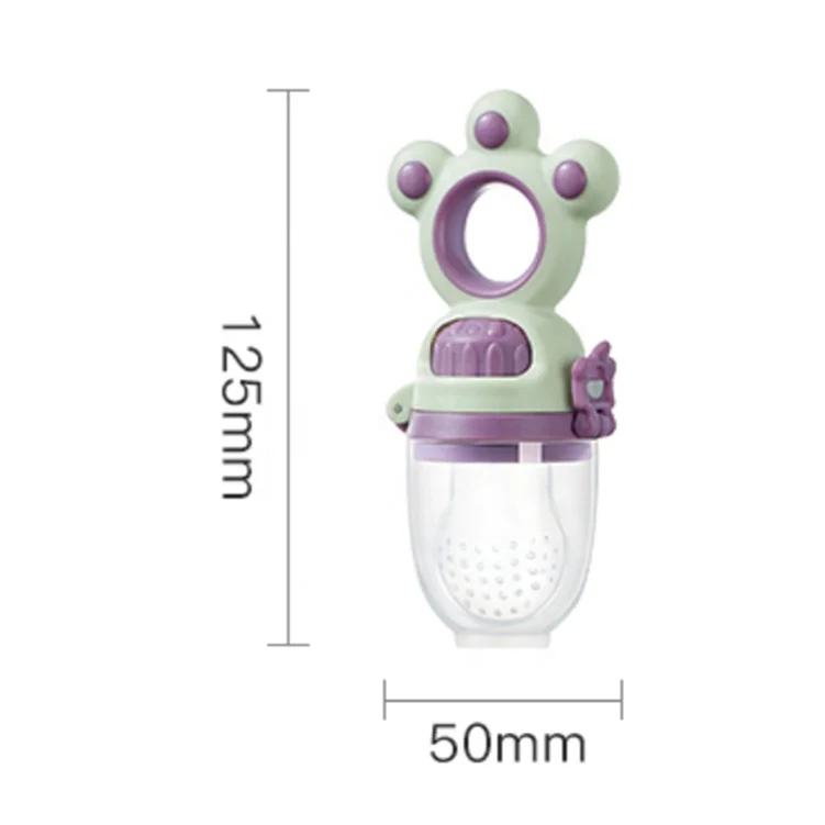 sell silicon material silicone fruit feeder for baby high quality silicone baby foood feeder