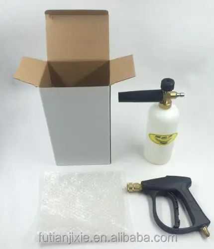 Lavadora del coche limpieza de alta presion Arma de la nieve de espuma Lanza de lavado de coches lanza de espuma limpio del coch