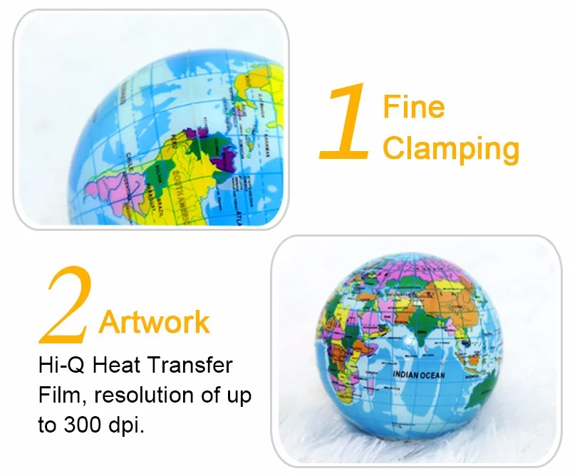 World Map Squeeze Globe Foam Stress Balls Relief Bouncy Ball
