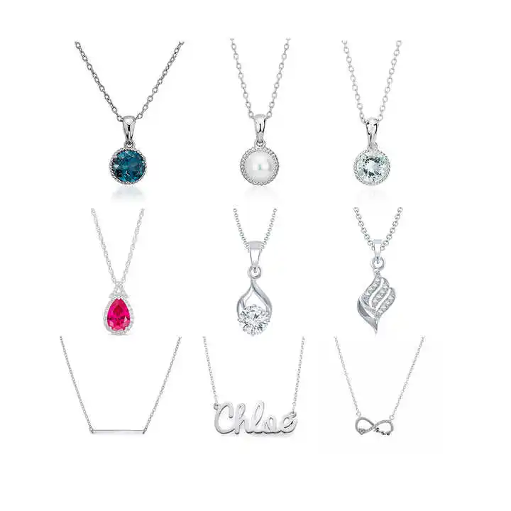 Factory Custom OEM ODM Designer Heart Zodiac Pearl Chain Butterfly Pendant 925 Sterling Silver Necklace Jewelry Manufacturer