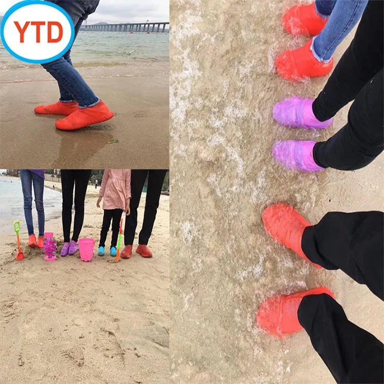 Portable Thick Disposable Anti-Slip Outdoor Shoe Rack Waterproof Rain Shoe Protectors Covers Boots