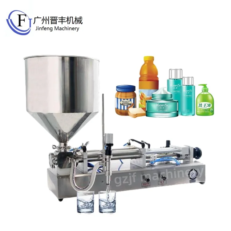 Filling Machines Bottles Filling Packaging Line Pneumatic Piston Cylinder Semi-automatic Paste Filling Machine