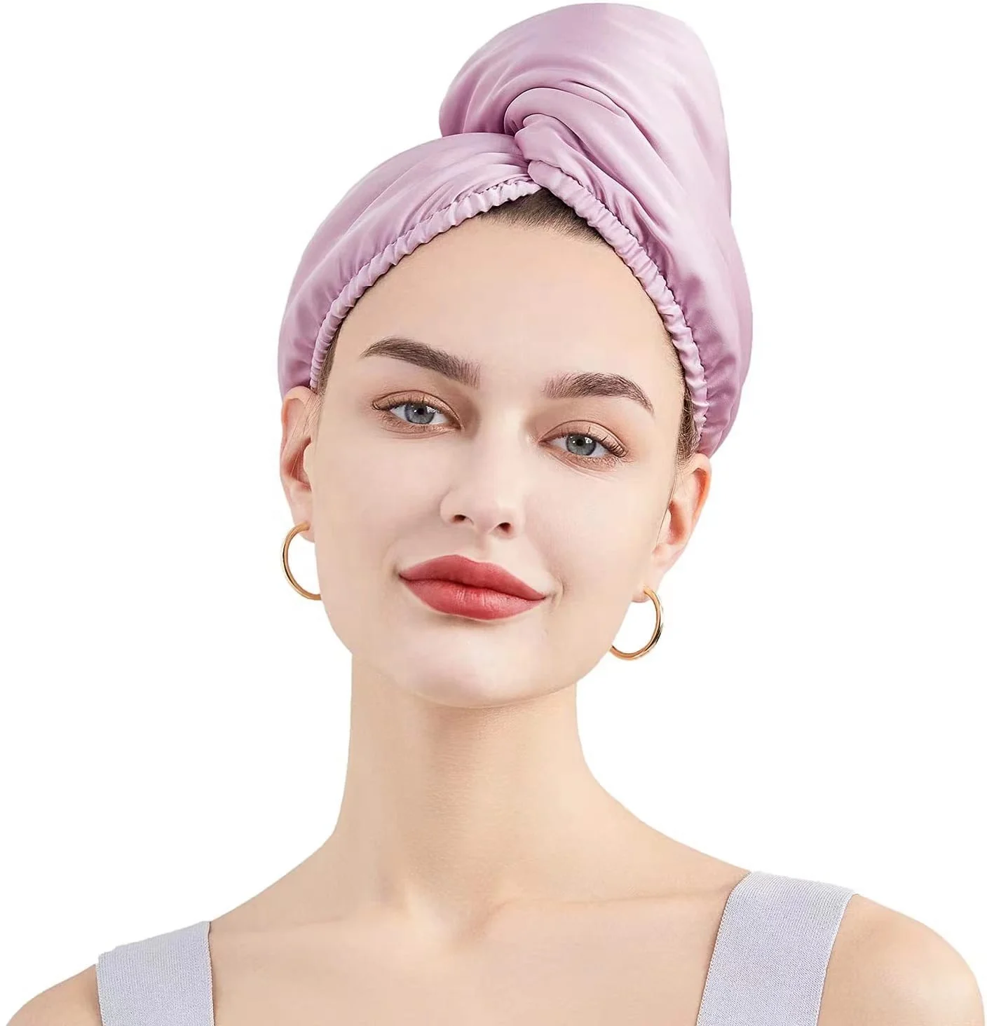 2023 роскошная шелковая шапочка для сушки волос, Женский атласный тюрбан для сушки волос в ванной комнате, полотенце из микрофибры, быстросохнущее полотенце для сушки волос, шапочка