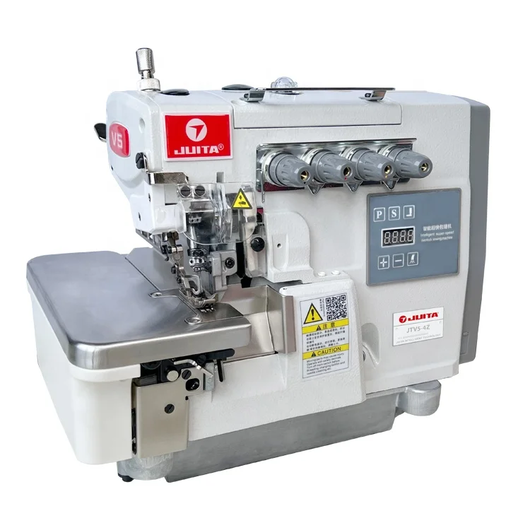 JUITA JT-V5-4Z Juita 220v Industrial Direct Drive Auto Overlock Sewing Machine