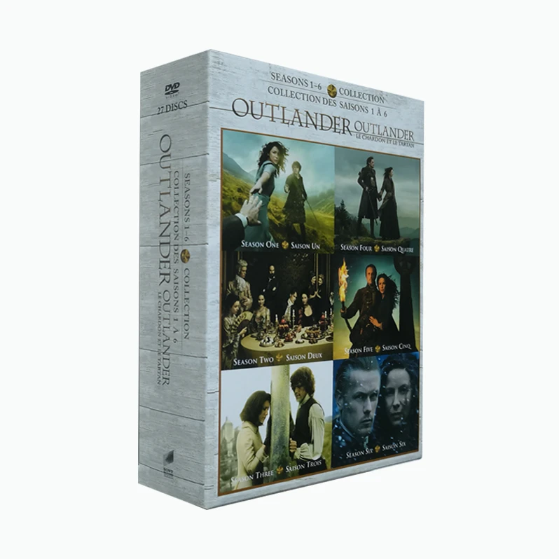 DVD Упакованные наборы фильмы телешоу пленки от производителя завод продавец Outlander Сезон 1-6 27DVD Полная серия Бесплатная доставка