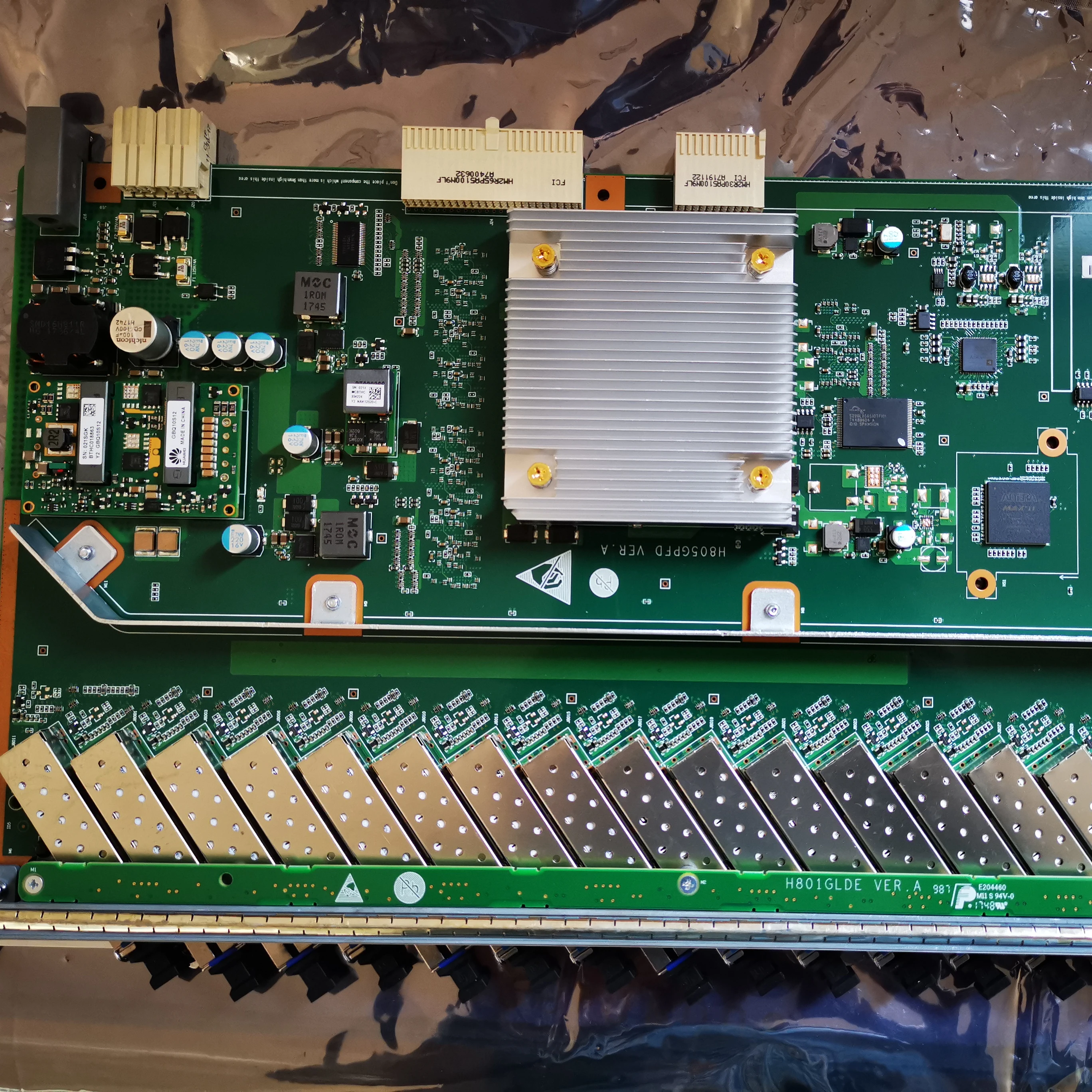 Плата GPON на 16 портов, плата GPFD h805gpfd для Huawei MA5608T, MA5680T OLT, с 16 модулями SFP B +, C +, C ++