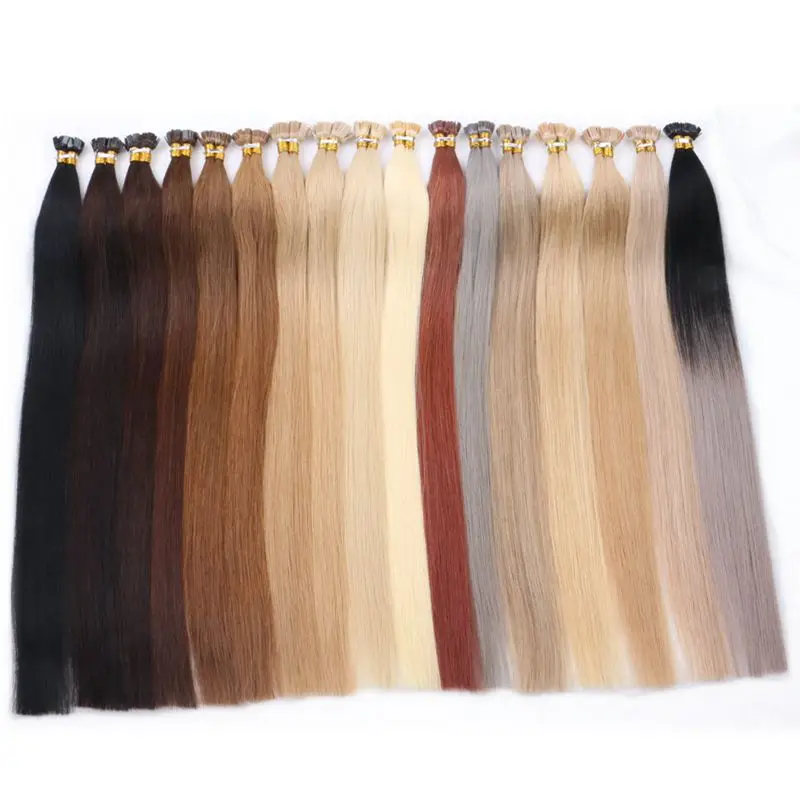 Harmony 20inch  22inch Full Cuticle Remy Flat Tip Hair Extensions 1.0g/s Straight Capsules Keratin Pre Bonded Hair