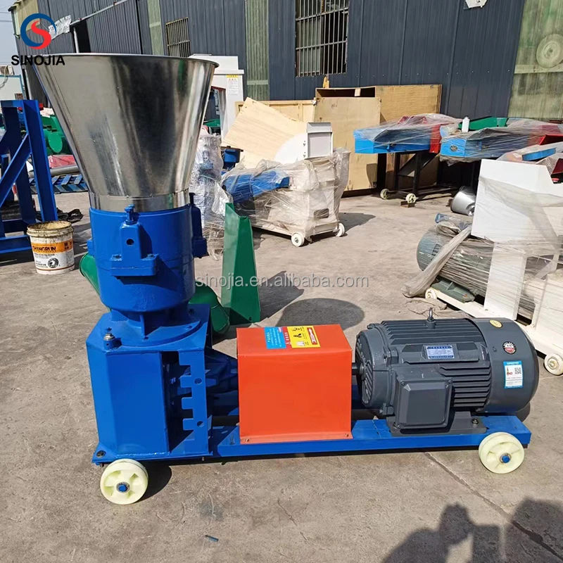 Dog Fish Cattle Granule Pelletizer Sheep Pig  Poultry Mini Animal Chicken Making Feed Pellet Machine