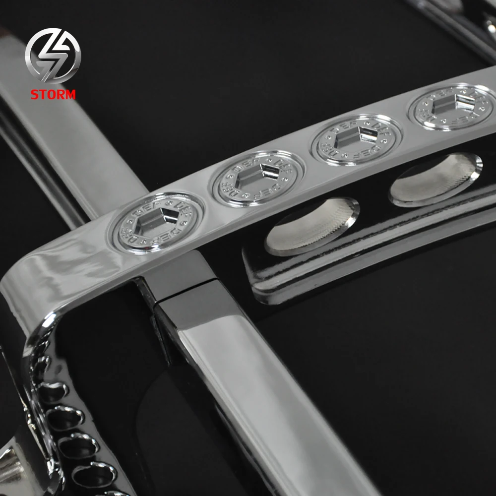 Aluminum Chrome Front Bumper Guard Customize Logo For Hummer H2 2006-on