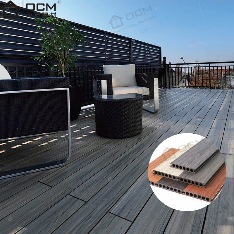 Manufacturer Custom Wholesale Outdoor Co Extruded 3D WPC Decking with Waterproof and Wear-Resistant