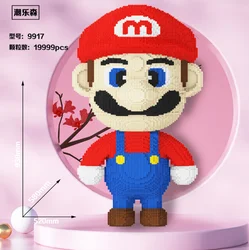Leg0 blocks factory direct sales mario bros150cm 93cm 50cm DIY ornaments creative gifts wholesale adult decompression male toys