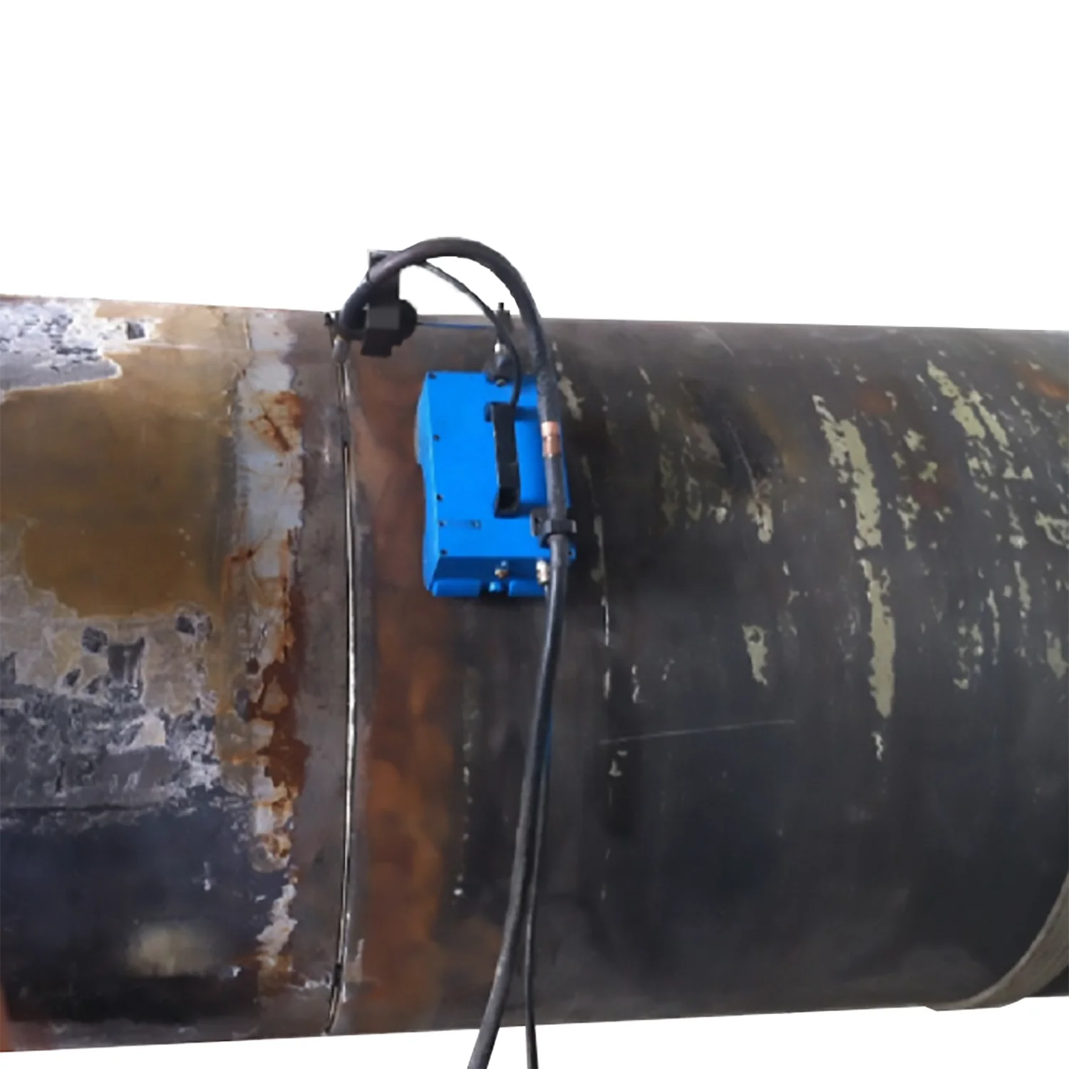 Automatic orbital pipeline MIG welder for pipeline construction