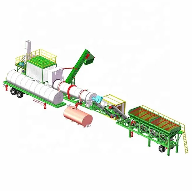 20-120Ton Trailer-mounted Mobile Drum Mixing Asphalt Plant