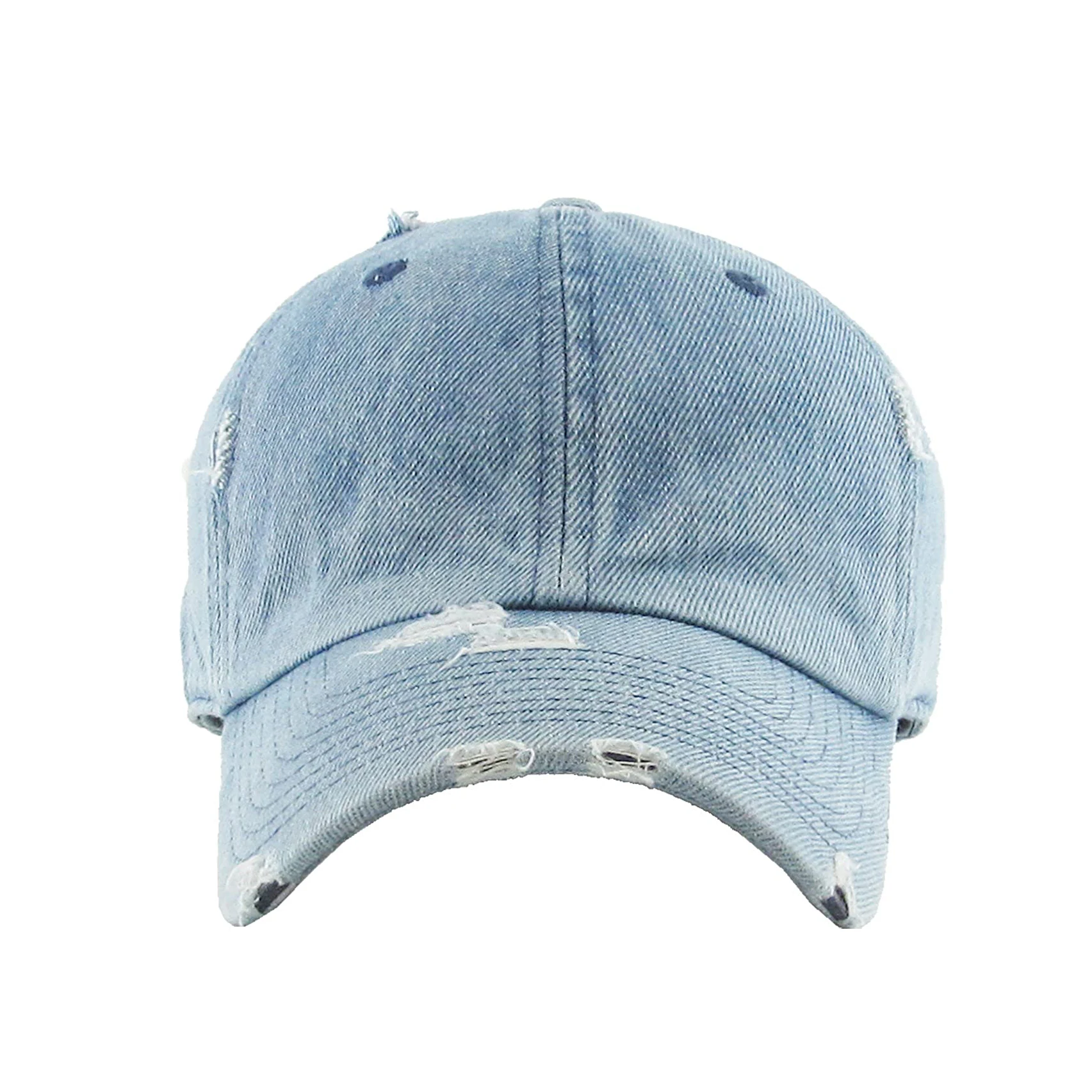 Головной Убор Премиум неструктурированный под заказ джинсовая шапка для папы потертая Спортивная простая