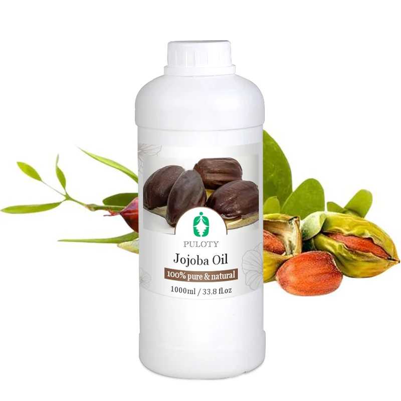 Factory wholesale bulk free sample cold pressed jojoba oil carrier oil private label pure natural organic jojoba oil for hair