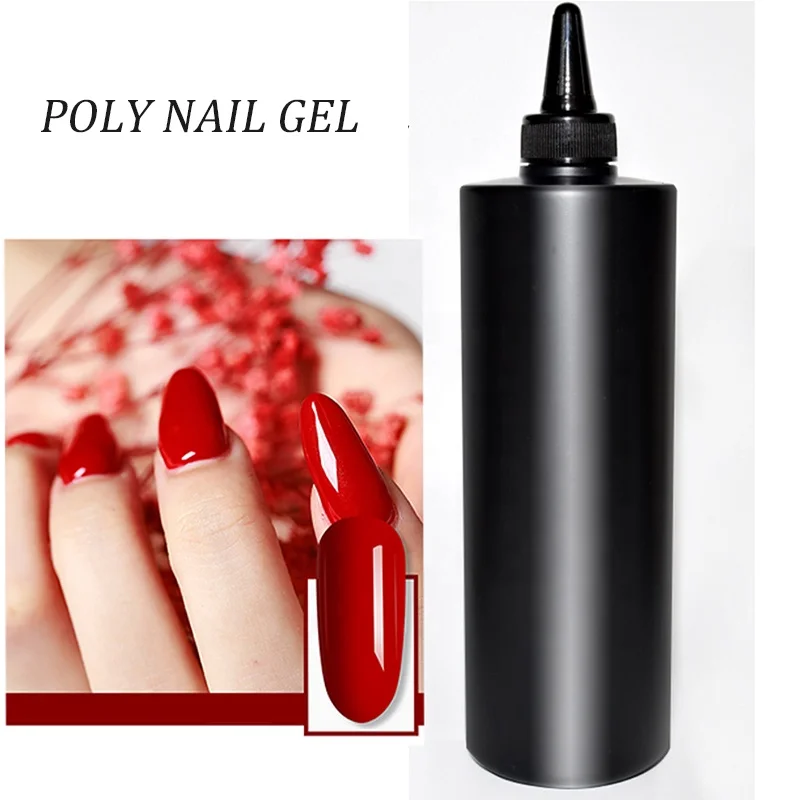 AOPMALL Nail Supplies Bulk OEM Organic Color Private Label Poly Builder Nail Gel Rubber Raw Material