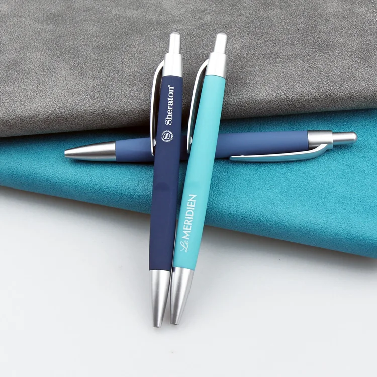 Custom logo Advertisement Customized Ballpoint pen 1.0mm Black promotional Pen with logo