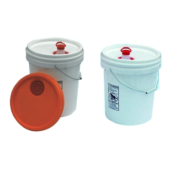 Packaging Container Drum Seal Paint Pail Buckets Food Grade Plastic 1L 3L 5L 10L 15L 20L 25L 5 Gallon 7 Gallon with Handle Lids