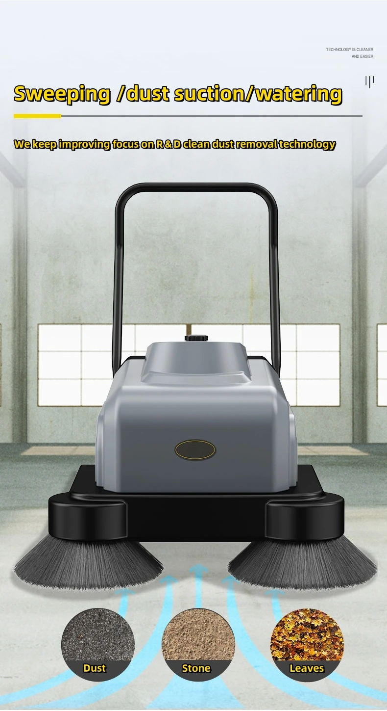 Propelled Stone Dirt Cleaning Commercial Industrial Vacuum Electric power Sweeper Cleaning Equipment