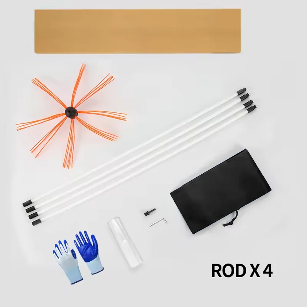 Le China Chimenea Kitchen Sweep Cleaning Kit Kamin Chimney Productos De  Cheminee Reinigungsmittel