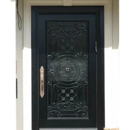 Двойная дверь из тикового дерева хорошего качества/дизайн деревянной стеклянной