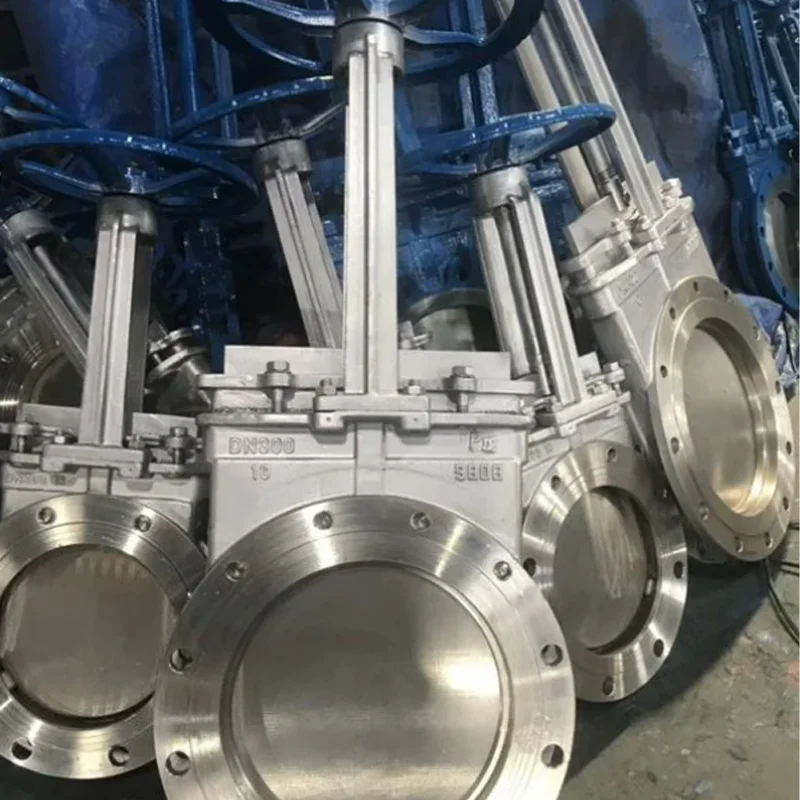 Manual Stainless Steel Knife Gate Valve Grade 150 Manual Plug Valve 304 Lug Type Slurry Valve
