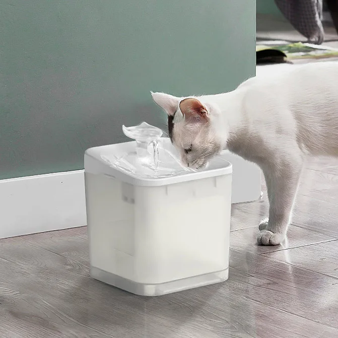 Alexa and google voice control Tuya smart life wifi automatic pet water drinking fountain 2.8L capacity