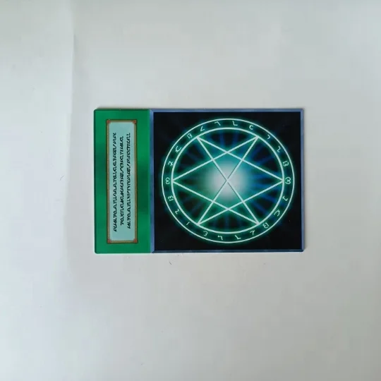 custom paper or plastic material wholesale game playing card printing sleeve Yogioh box yugioh deck card