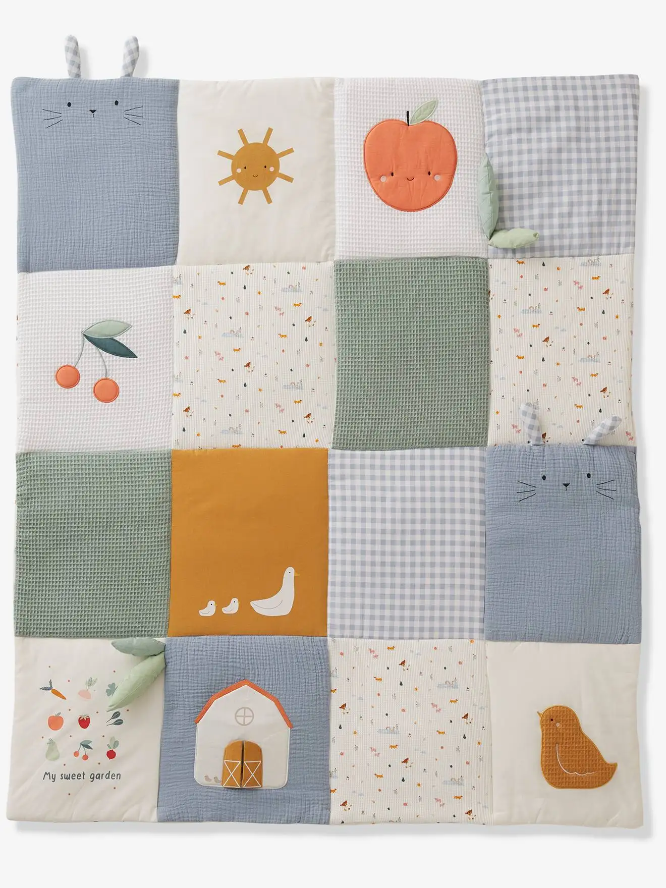 Customizable Square Soft kid Crawling Mats Sensory Kids Gym Tummy Time Baby Play Mat