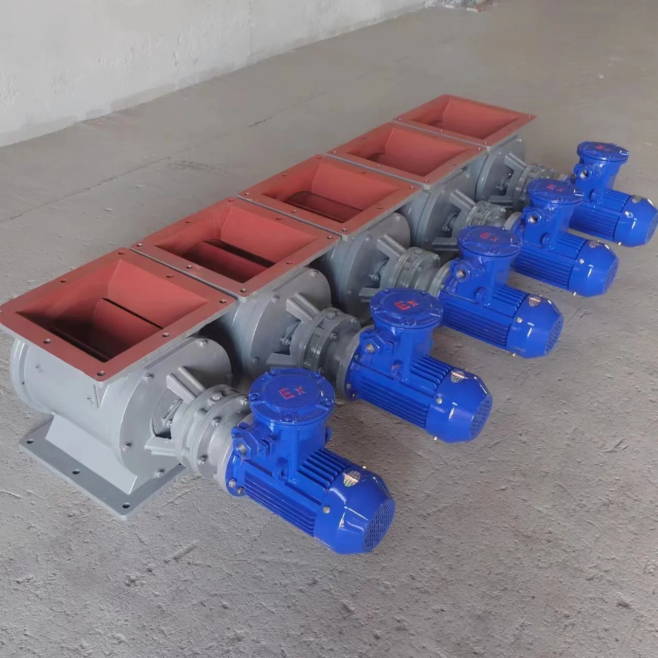 Industrial chain type electric rotary feed valve YJD-HX-26 star discharger