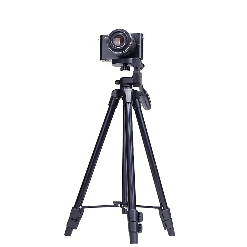 
Professional Black Aluminium Tripod 140cm/170cm 3366 Tripod Stand for Digital Camera DSLR Smart Phone Mobile Phone 