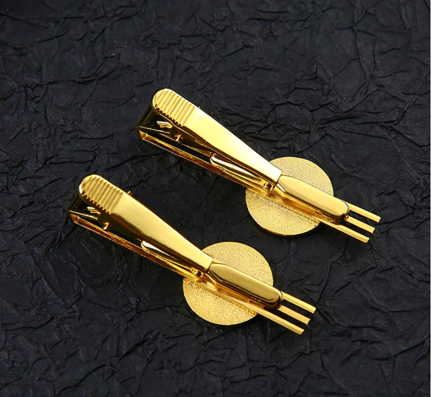 Custom Metal Luster Blank Tie Clip