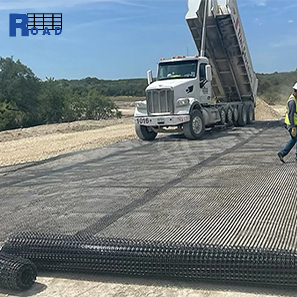 Fiberglass Basalt Fiber Mesh Geogrid