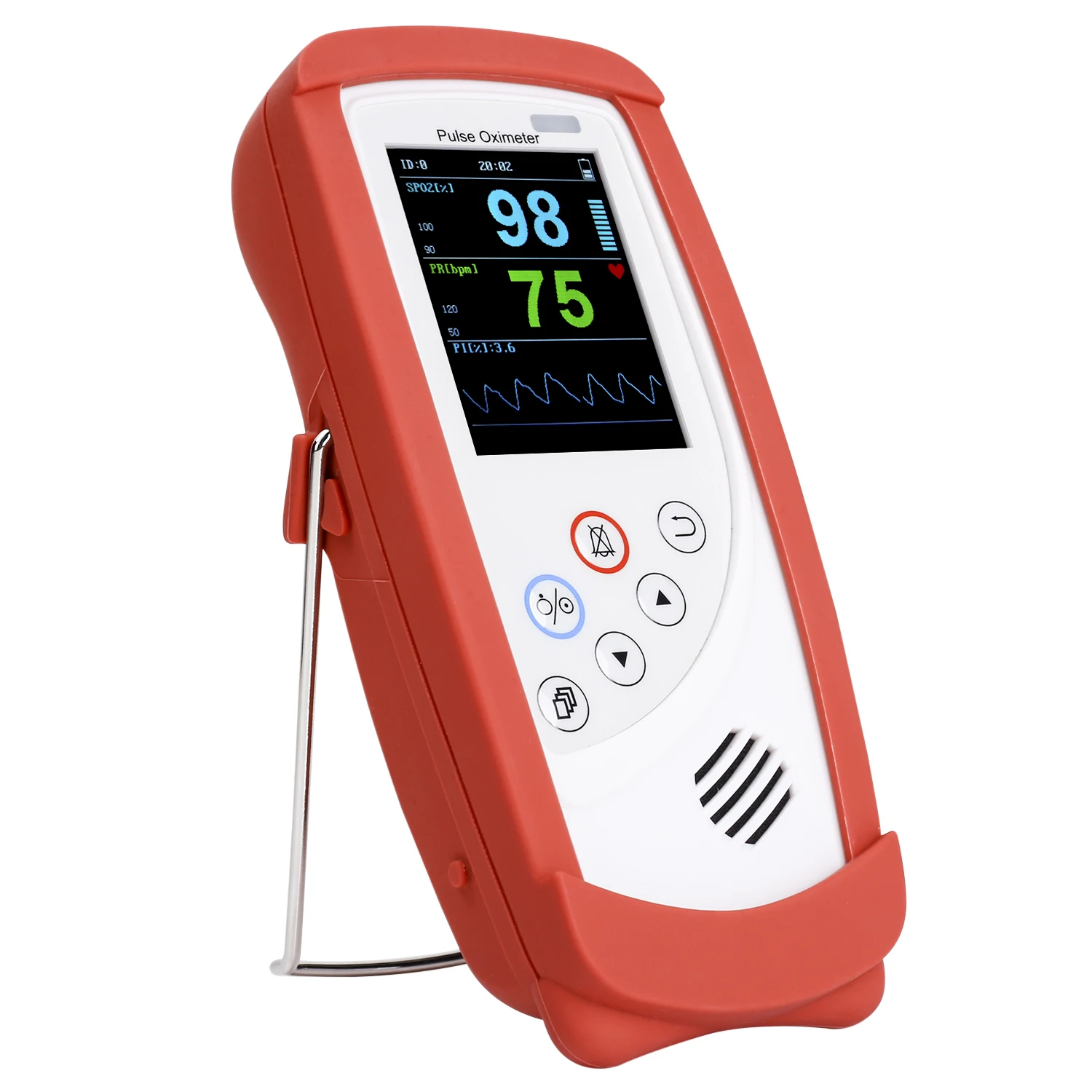 Svigor Veterinary Handheld Pulse Oximeter for Animals 24 hours SPO2 Pulse Rate Monitor Adjustable Alarm