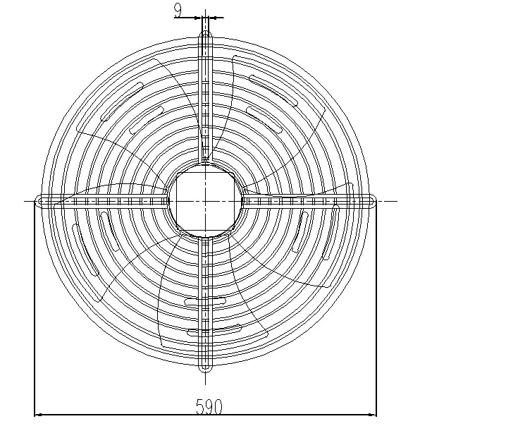axial fan impeller manufacturers AC motor reductor industrial axial fans manufacturers