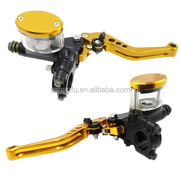 Motorcycle parts brake pump hydraulic brake clutch lever with master cylinder