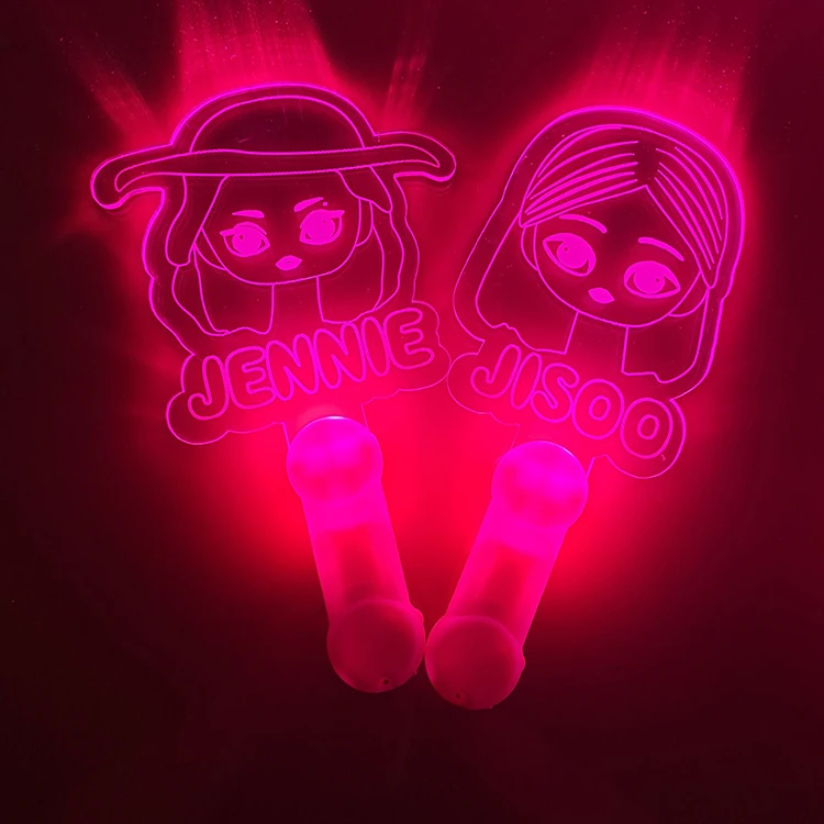ROSE   LISE JENNIE JISOO  Customize Acrylic  glow sticks for concerts