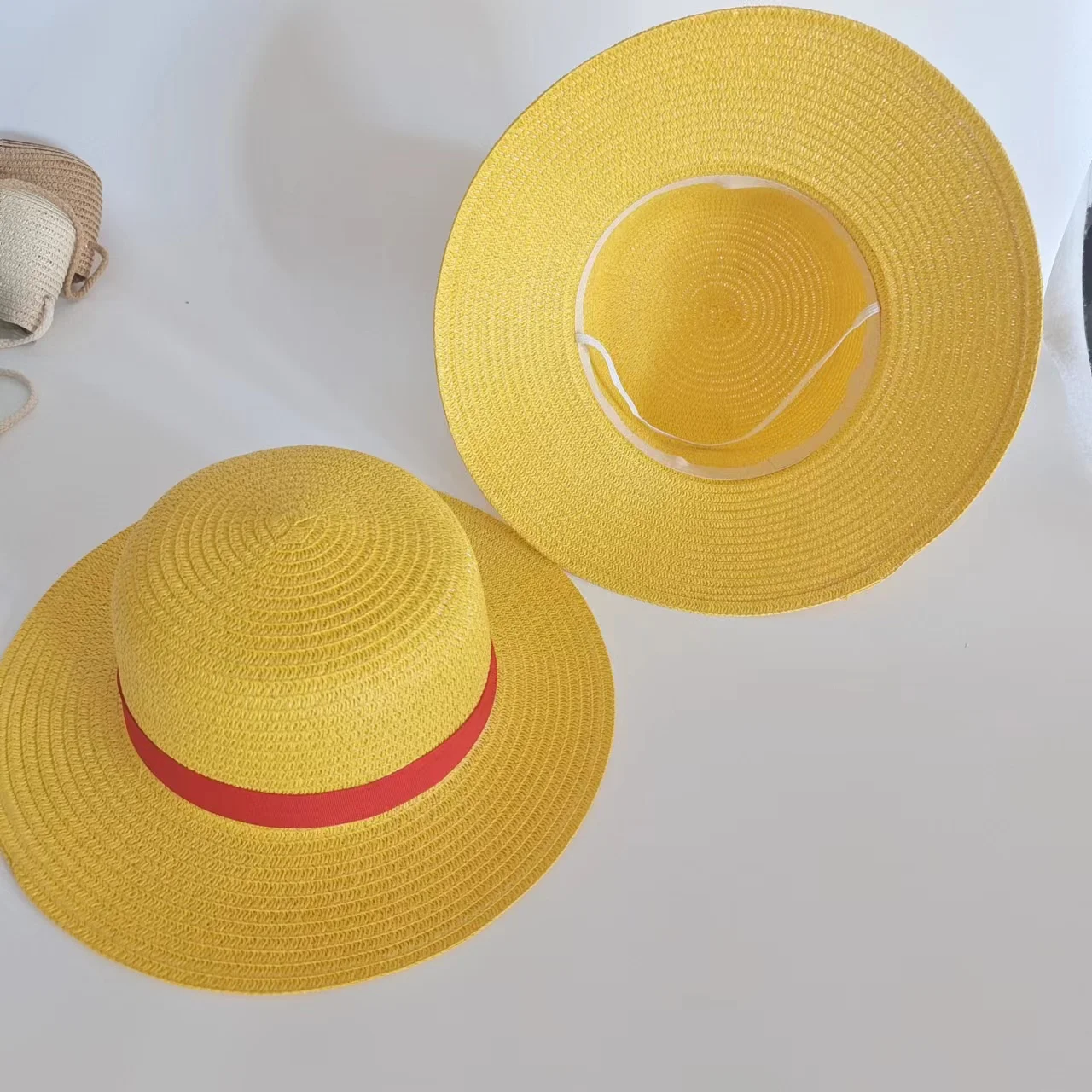 Anime One Piece Monkey D Luffy Straw Hats Cosplay  for Men Women Kids Shanks   Hats Toys for Children Adult Gift