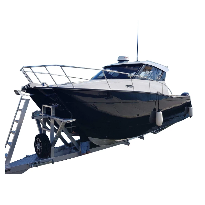 8.9m 29ft stable luxury Aluminum Catamaran fishing boat leisure boat for sale