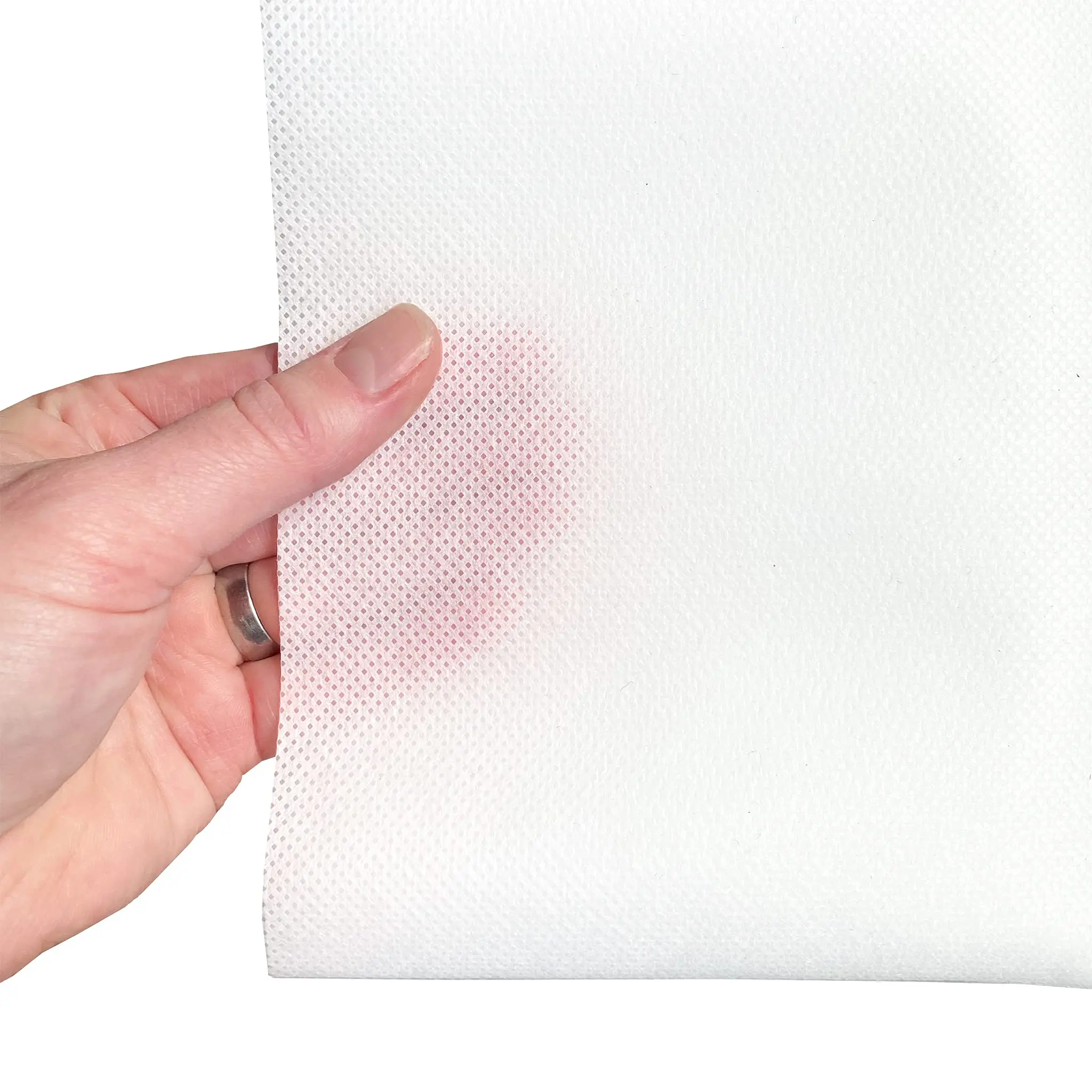 Custom Shrink-resistant Waterproof 100% Soft Cotton Spunlace Nonwoven Fabric For Baby Diaper Material