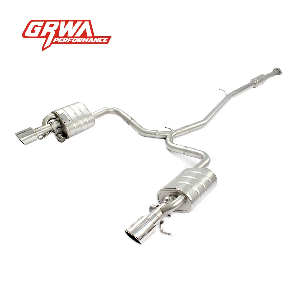Factory Supply Muffler And Exhaust Systems Aluminized Steel Exhaust Pipe with Valve Control for Ford Explorer
