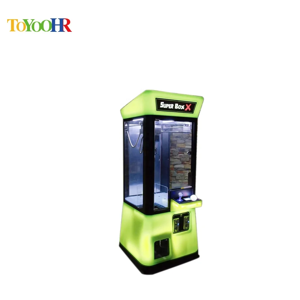  New Design Coin Operated Mini Plush Super Box 2 3 X toy claw crane