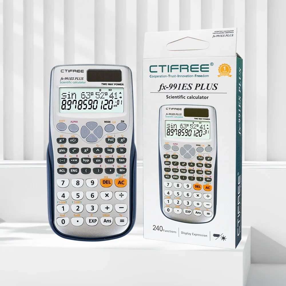 Fx-991es Plus Scientific Cientific calculateur Professional Student Mathematics Custom Scientific Calculator Fx-991es Plus