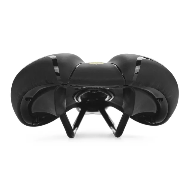 Comfortable Bike Seat Wide Bicycle Saddle Memory Foam Padded Soft Bike Cushion With Dual Absorbing Shock Rubber Balls